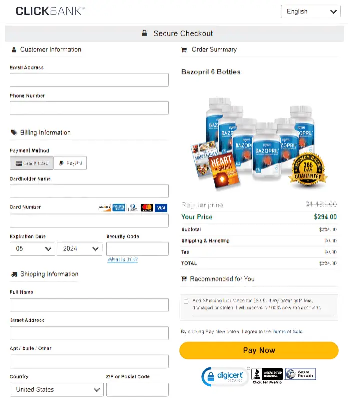 bazopril buy page